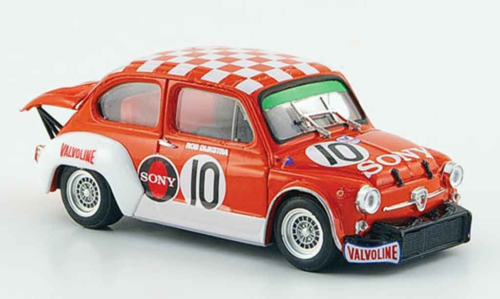 Fiat Abarth 1000 1/43 Brumm TCR Gr.2 No.10 Sony Zandvoort 1971 modellino in miniatura