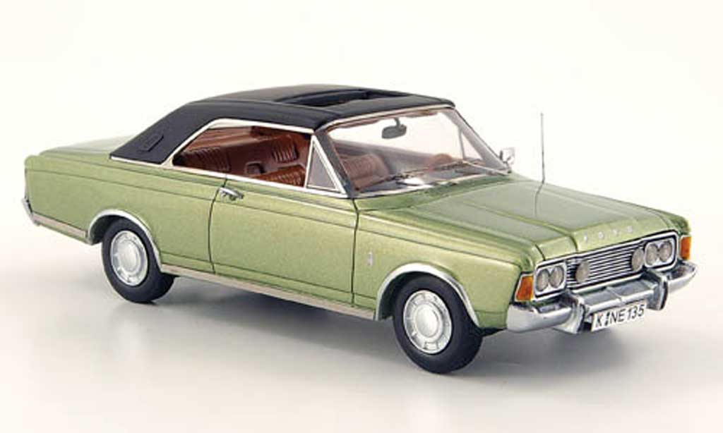 Ford Taunus 1971 1/43 Neo 1971 20M (P7b) Coupe grun/nero modellino in miniatura