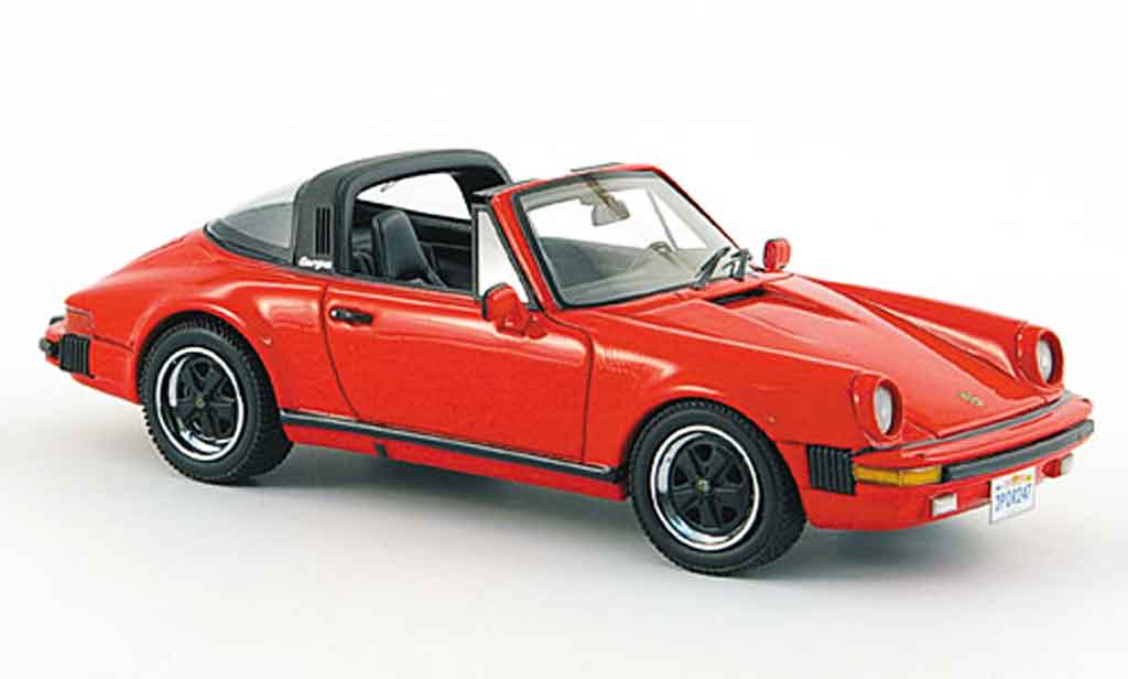 Porsche 930 Targa 1/43 Neo Targa Carrera Targa rosso USA Version 1985 modellino in miniatura