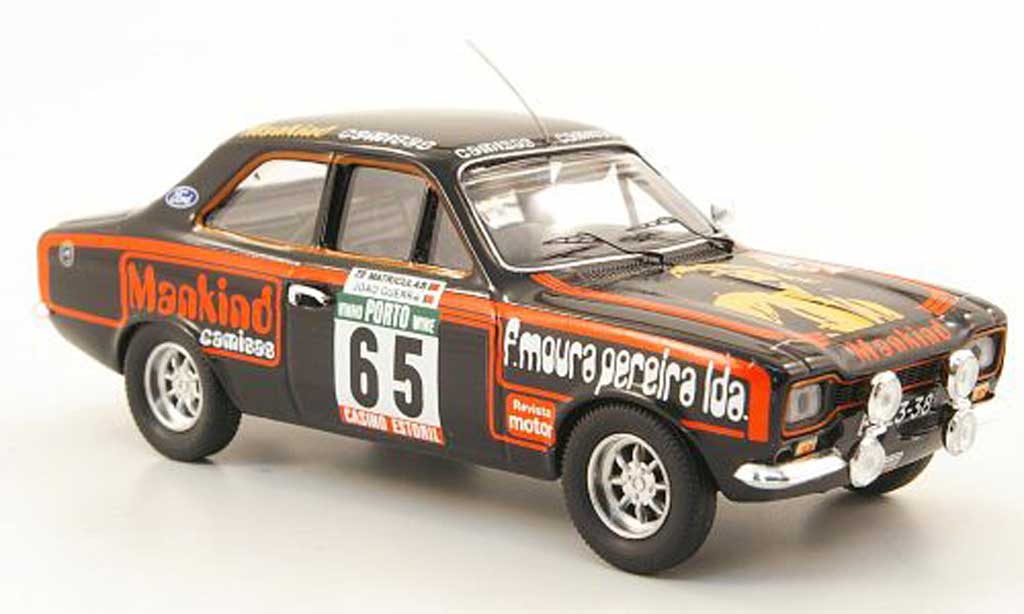 Ford Escort MK1 1/43 Trofeu MK1 No.65 Mankind Rally Portugal 1977 modellino in miniatura