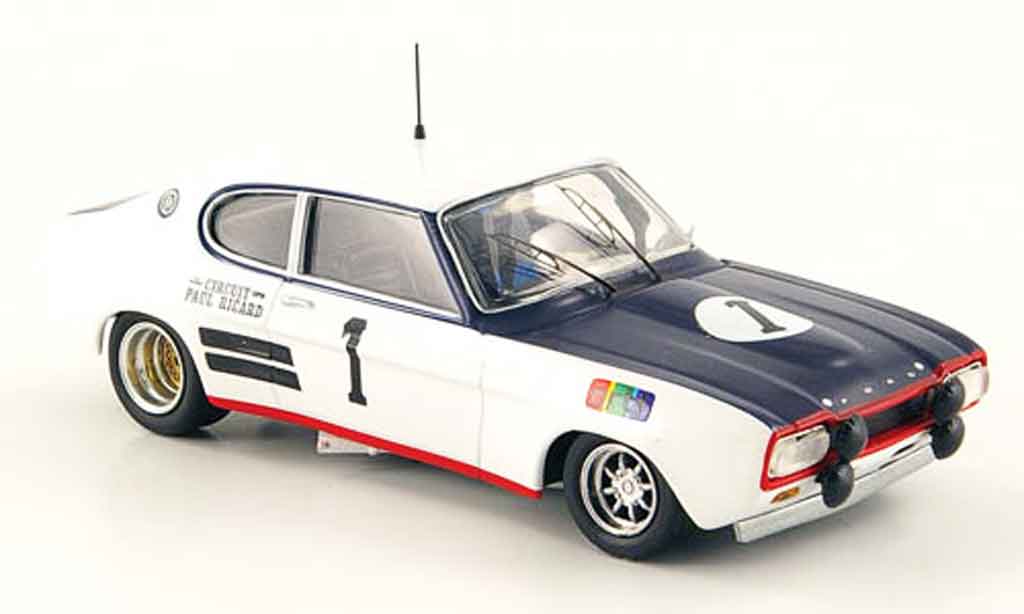 Ford Capri 1/43 Trofeu MK I 2600 No.1 6h Paul Ricard 1971 modellino in miniatura