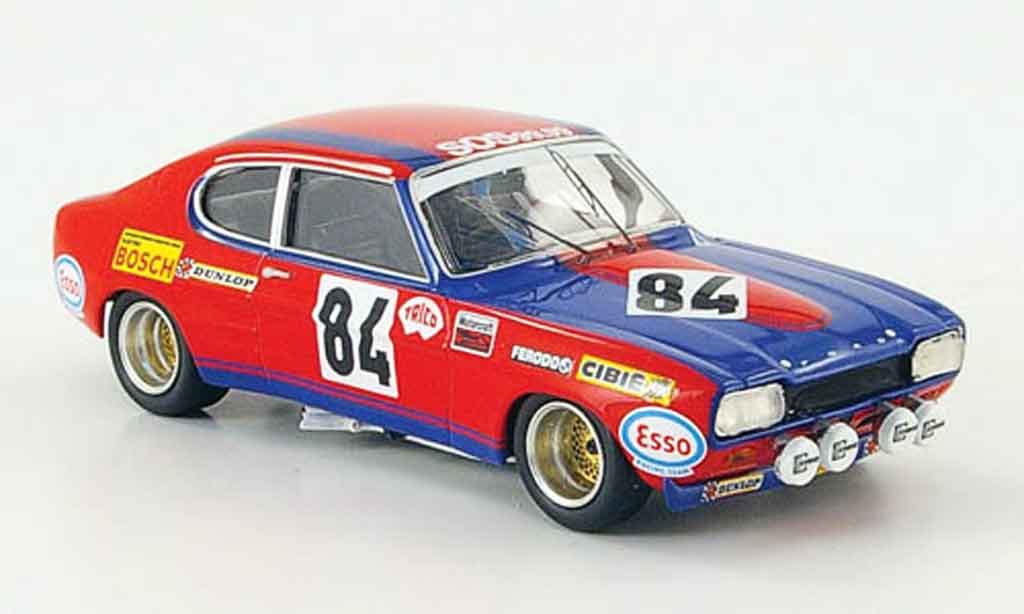 Ford Capri 1/43 Trofeu MK I 2600 No.84 24h Le Mans 1972 modellino in miniatura