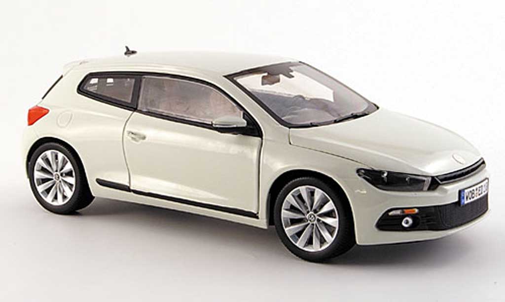 Volkswagen Scirocco 1/18 Norev 3 bianco 2008 modellino in miniatura