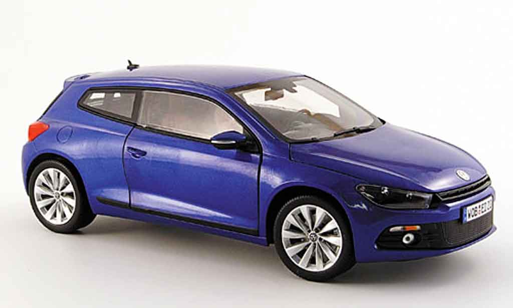 Volkswagen Scirocco 1/18 Norev 3 blu 2008 modellino in miniatura