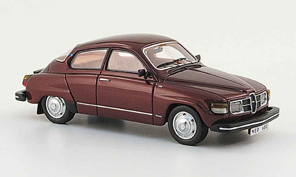 Saab 96 GL 1/43 Neo GL rosso 1979 modellino in miniatura