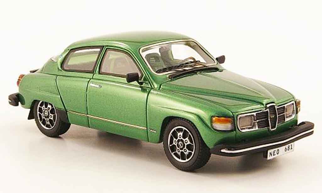 Saab 96 GL 1/43 Neo GL grun 1979 modellino in miniatura
