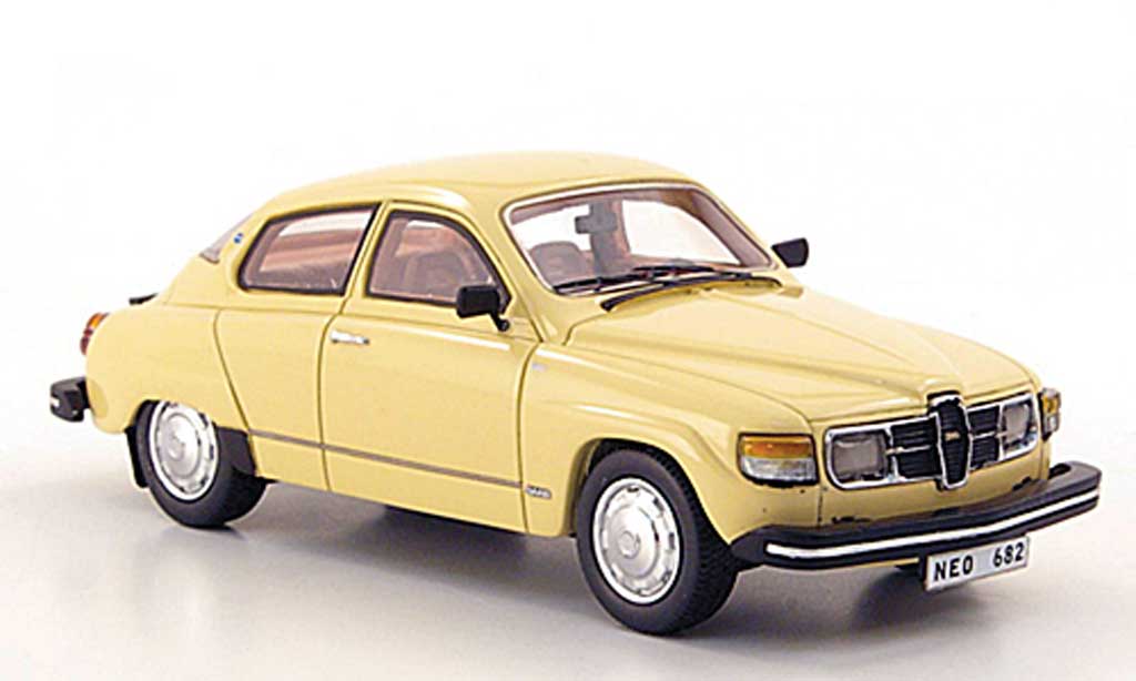 Saab 96 1/43 Neo beige 1979 modellino in miniatura