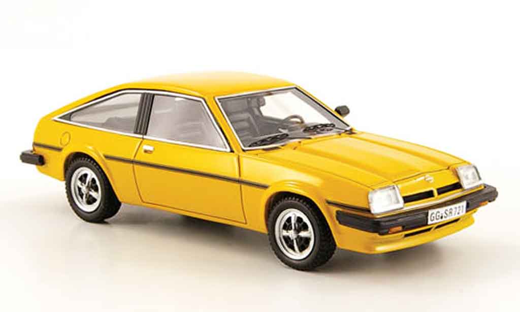 Opel Manta B 1/43 Neo B cc sr giallo 1980 modellino in miniatura