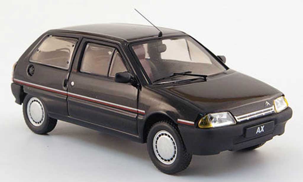 Citroen AX 1/43 IXO Image nero 1989 modellino in miniatura