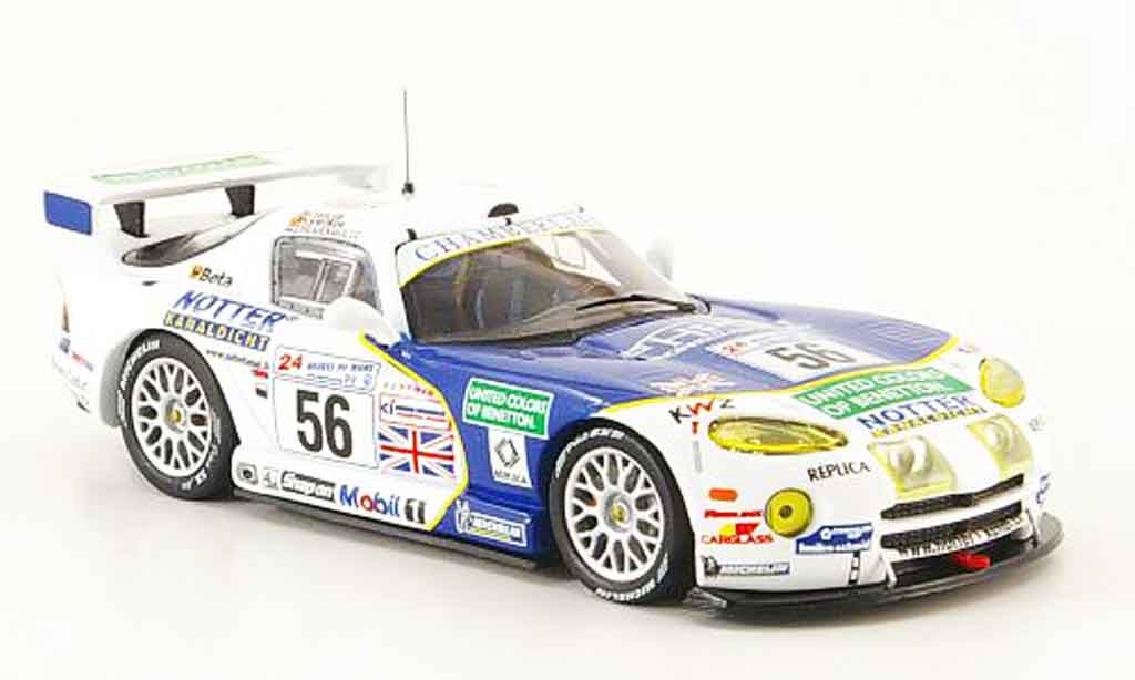 Dodge Viper GTS R 1/43 IXO GTS R No.56 Team Chamberlain 24h Le Mans 1999 modellino in miniatura