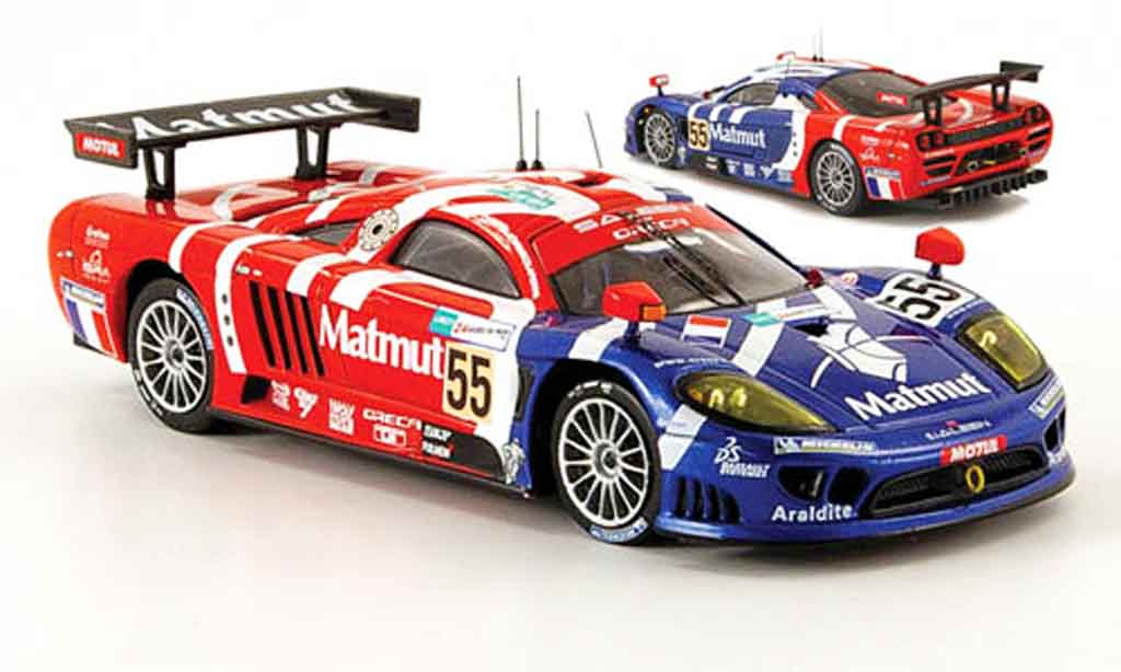 Saleen S7R 2007 1/43 IXO 2007 No.55 Matmut 24h Le Mans modellino in miniatura