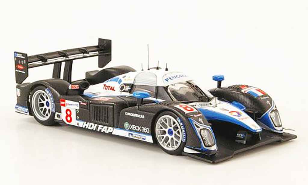 Peugeot 908 2008 1/43 IXO 2008 hdi fap no.8 total 24h le mans 2008 modellino in miniatura