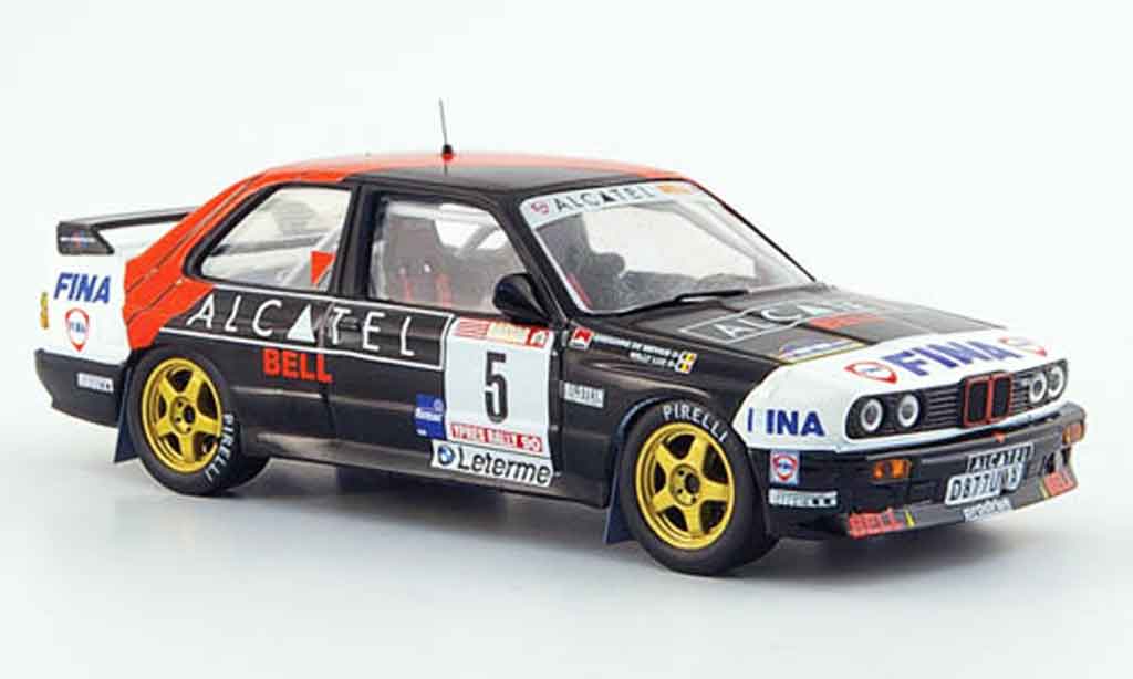 Bmw M3 E30 1/43 IXO E30 Rallye Gr.A No.5 Alcatel Rally Ypern 1990 modellino in miniatura