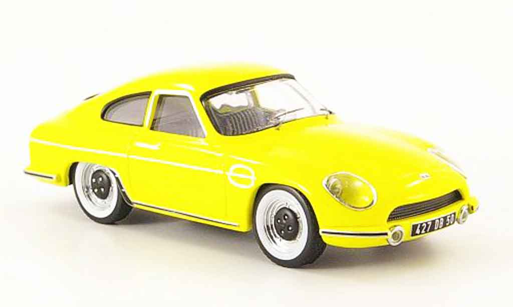 Panhard DB HBR 1958 1/43 IXO 1958 5 giallo modellino in miniatura
