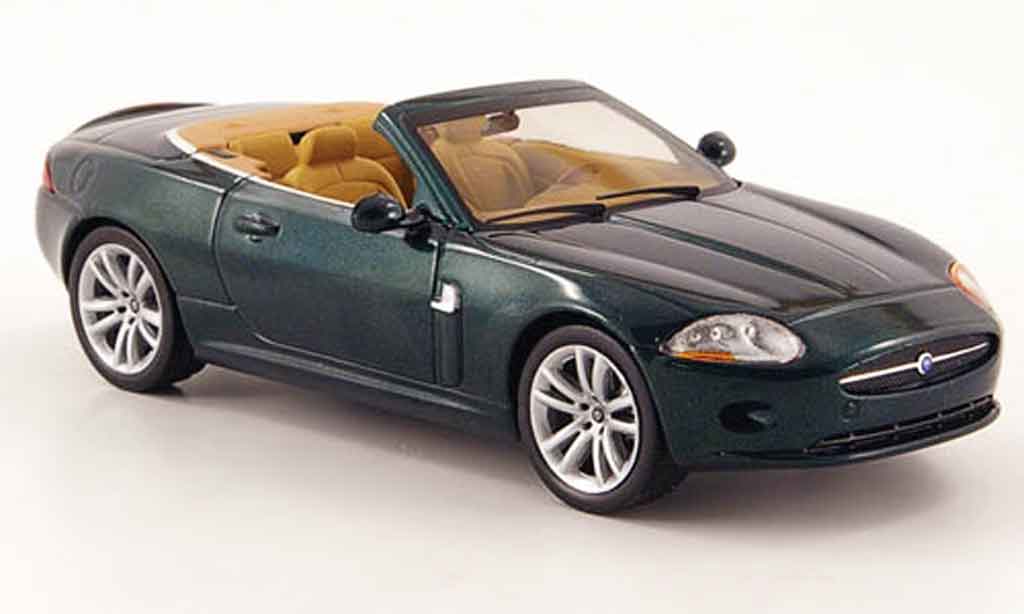 Jaguar XK Cabriolet 1/43 IXO Cabriolet grun 2005 modellino in miniatura