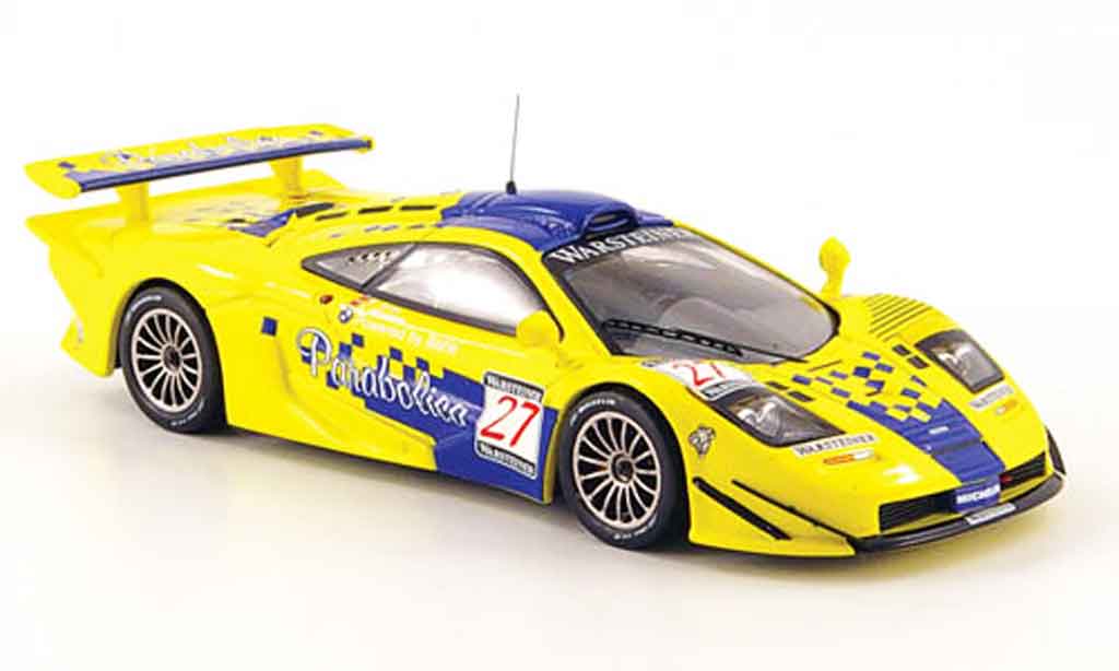 McLaren F1 1/43 IXO GTR No.27 Parabolica FIA GT Spa 1997 modellino in miniatura
