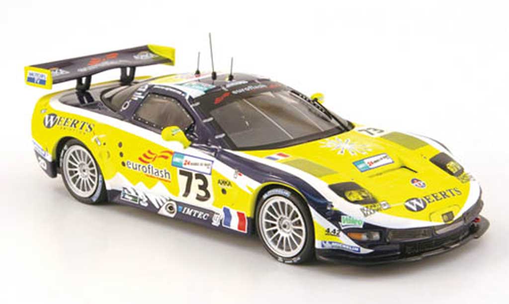 Chevrolet Corvette C6 1/43 IXO C6 R No.73 24h Le Mans 2007 modellino in miniatura