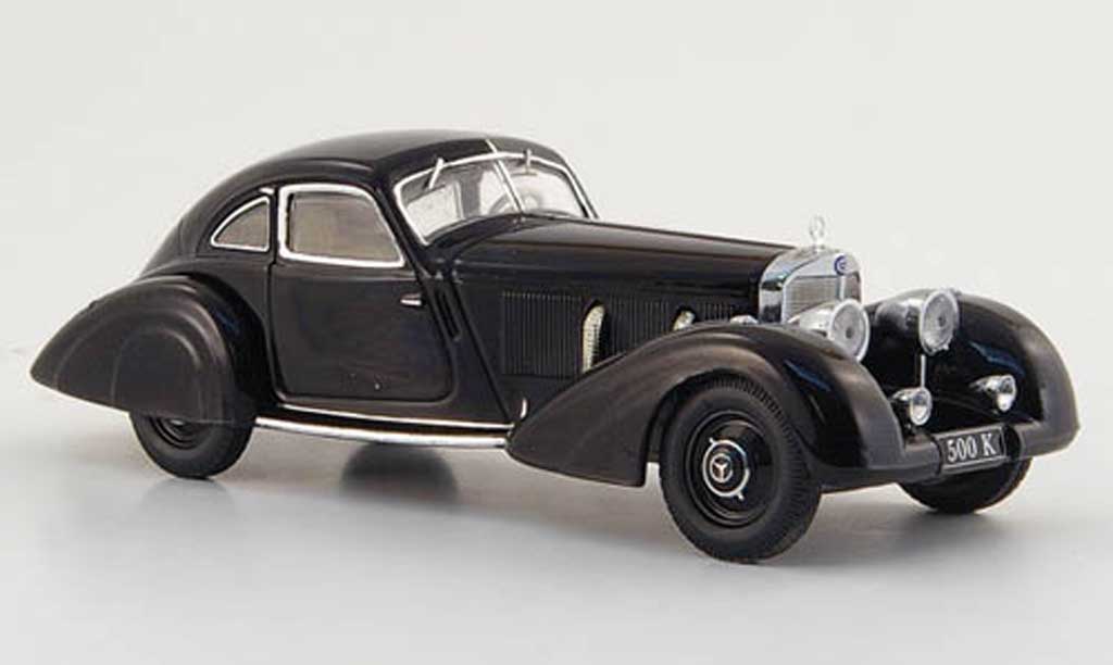 Mercedes 500 K 1/43 IXO K Autobahn-Kurier nero 1935 modellino in miniatura