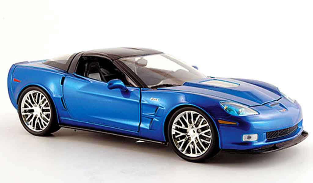 Chevrolet Corvette C6 1/18 Jada Toys C6 blu 2009 modellino in miniatura