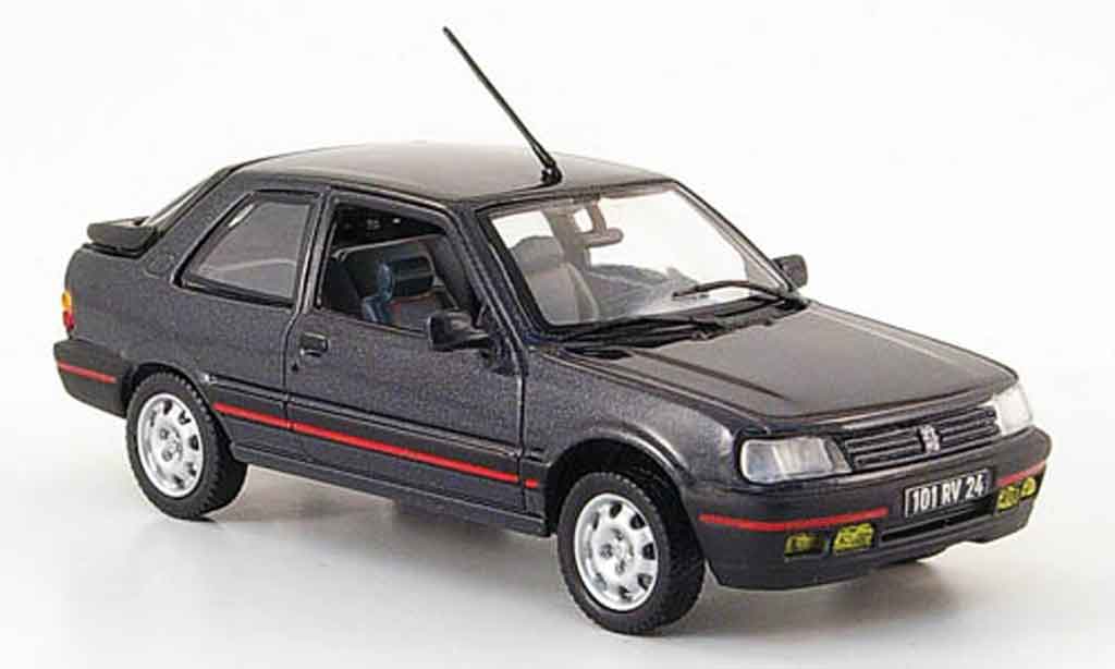 Peugeot 309 GTI 1/43 Norev GTI anthrazit 1987 modellino in miniatura