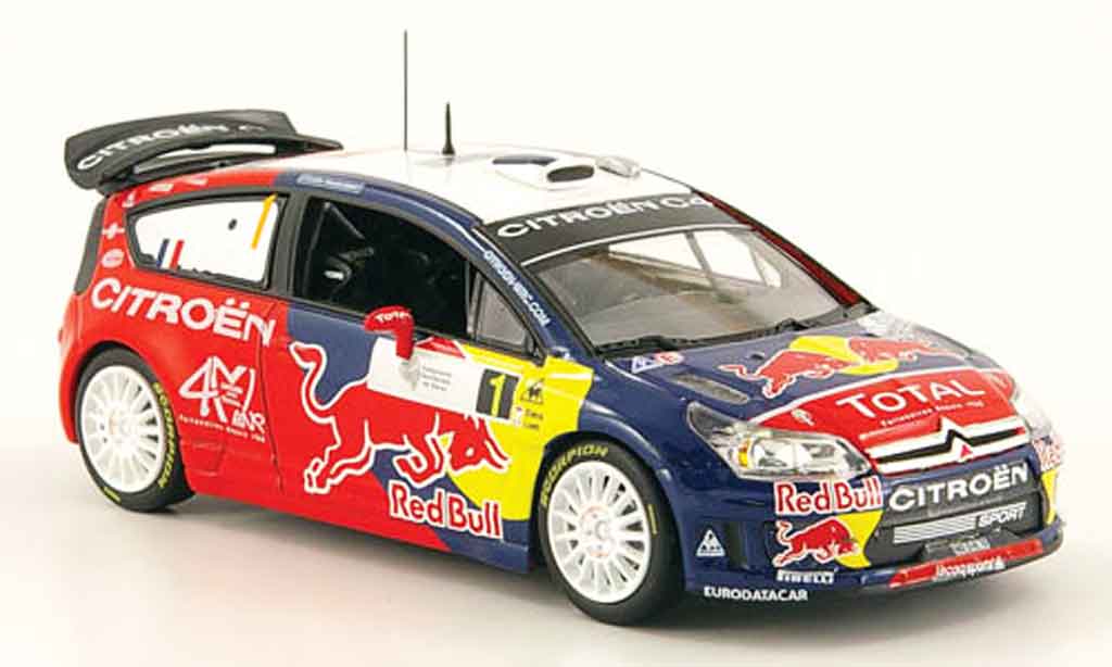 Citroen C4 WRC 2008 1/43 Norev WRC 2008 no.1 loeb elena tour de corse modellino in miniatura