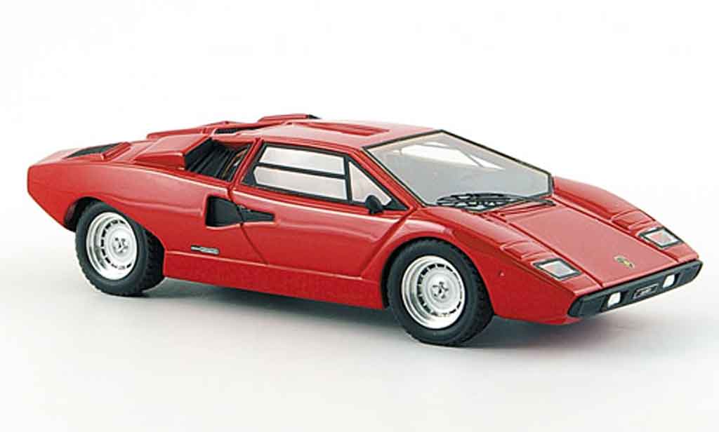 Lamborghini Countach LP 400 1/43 Look Smart LP 400 rosso 1978 modellino in miniatura