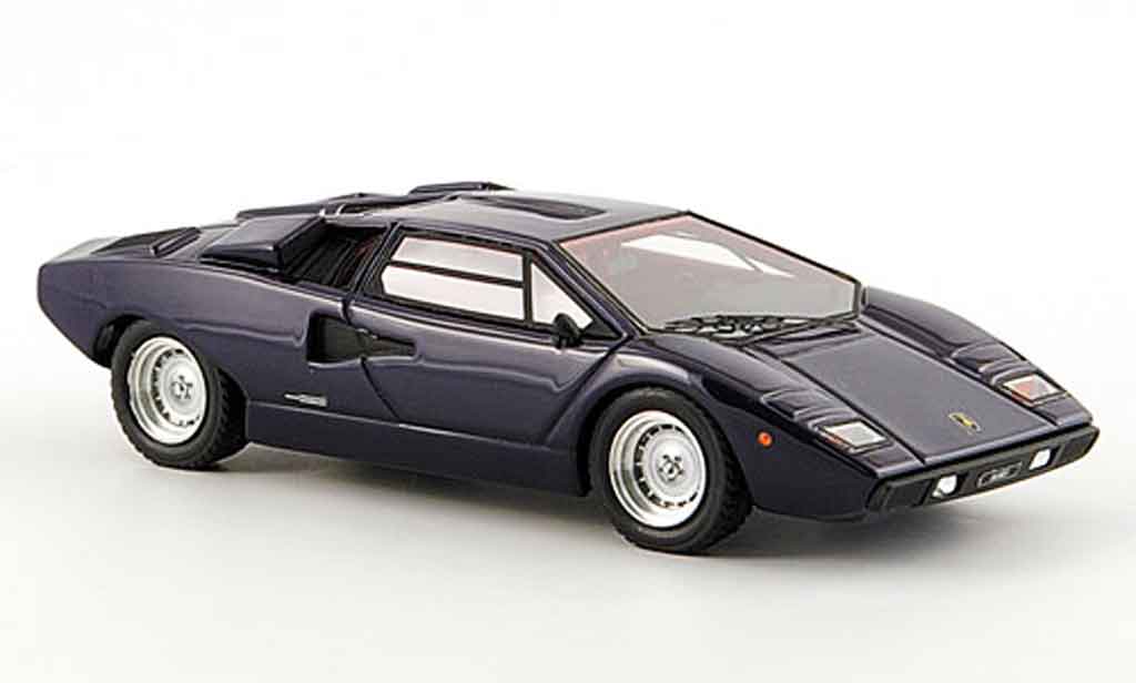 Lamborghini Countach LP 400 1/43 Look Smart LP 400 blu 1978 modellino in miniatura
