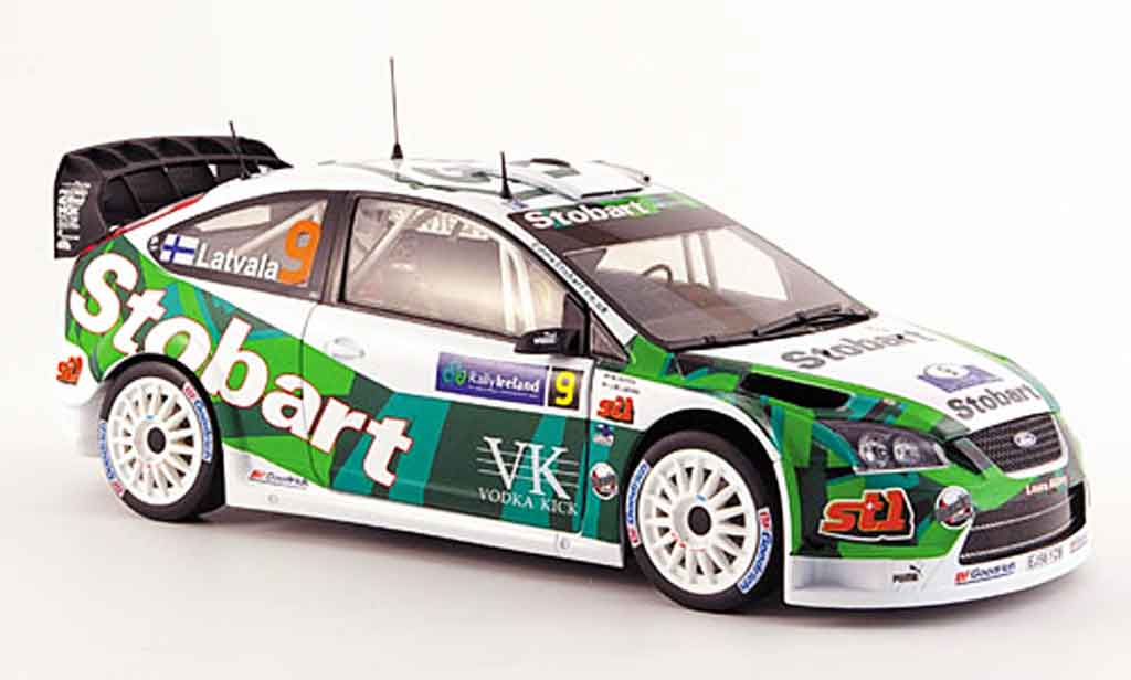 Ford Focus RS WRC 1/18 Sun Star RS WRC no.9 dritter platz rallye irlande 2007 modellino in miniatura