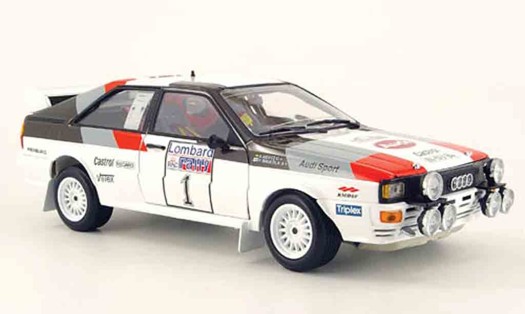 Audi Quattro Rallye 1/18 Sun Star Rallye no.1 hertz sieger lombard 1982 modellino in miniatura