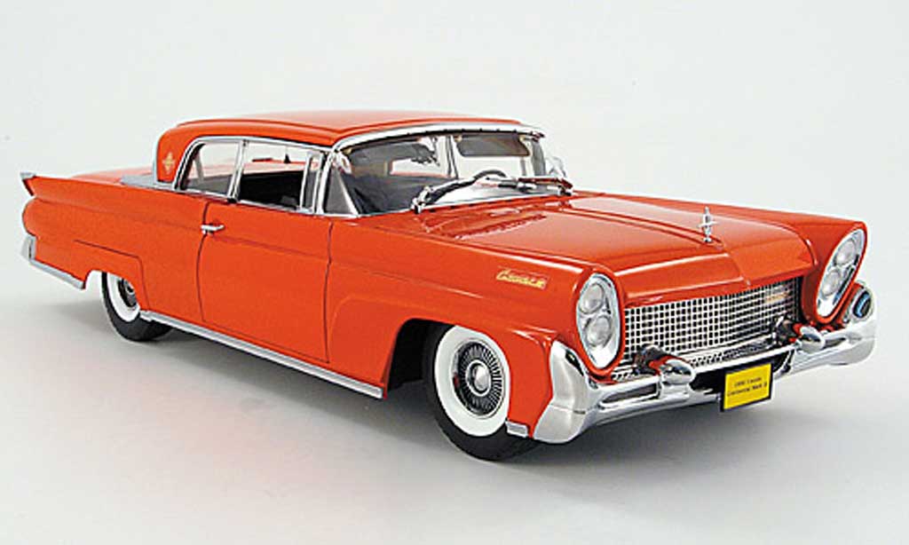 Lincoln Continental 1958 1/18 Sun Star 1958 mark iii hard top rosso modellino in miniatura