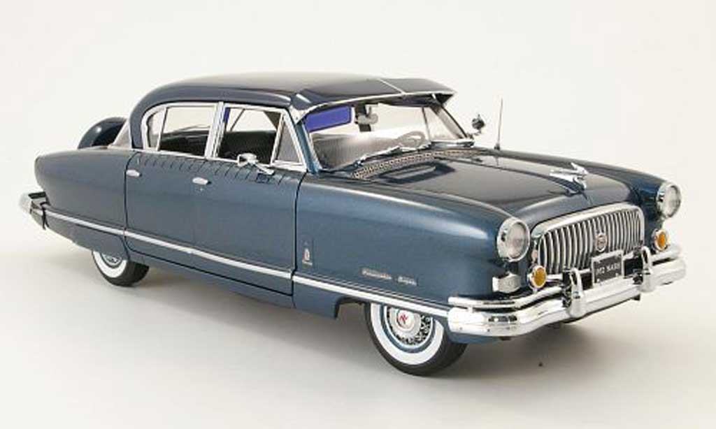 Nash Ambassador 1/18 Sun Star airflyte blu/blu 1952 modellino in miniatura