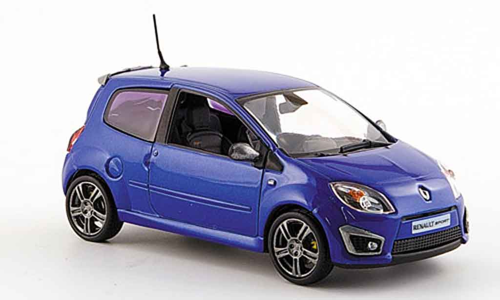 Renault Twingo 1/43 Norev rs blu 2008 modellino in miniatura