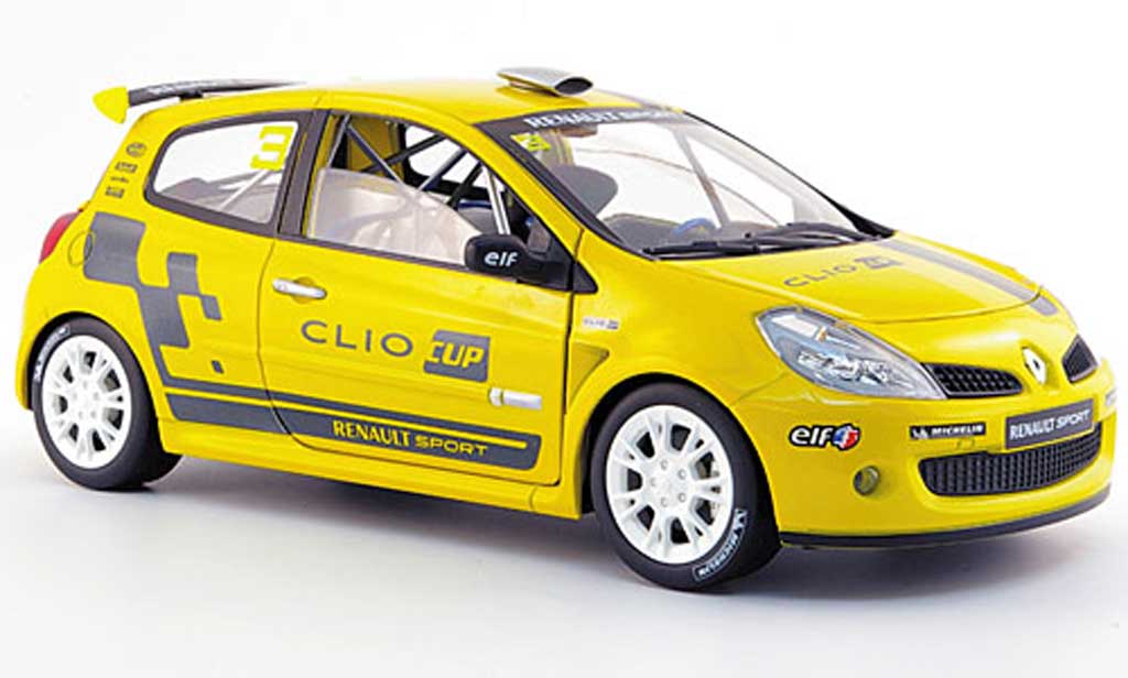 Renault Clio Cup 1/18 Solido Cup Sport No.3 2006 modellino in miniatura