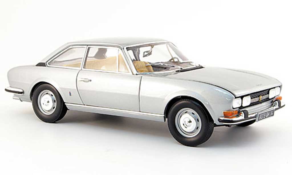 Peugeot 504 coupe 1/18 Norev coupe grigio 1971 modellino in miniatura