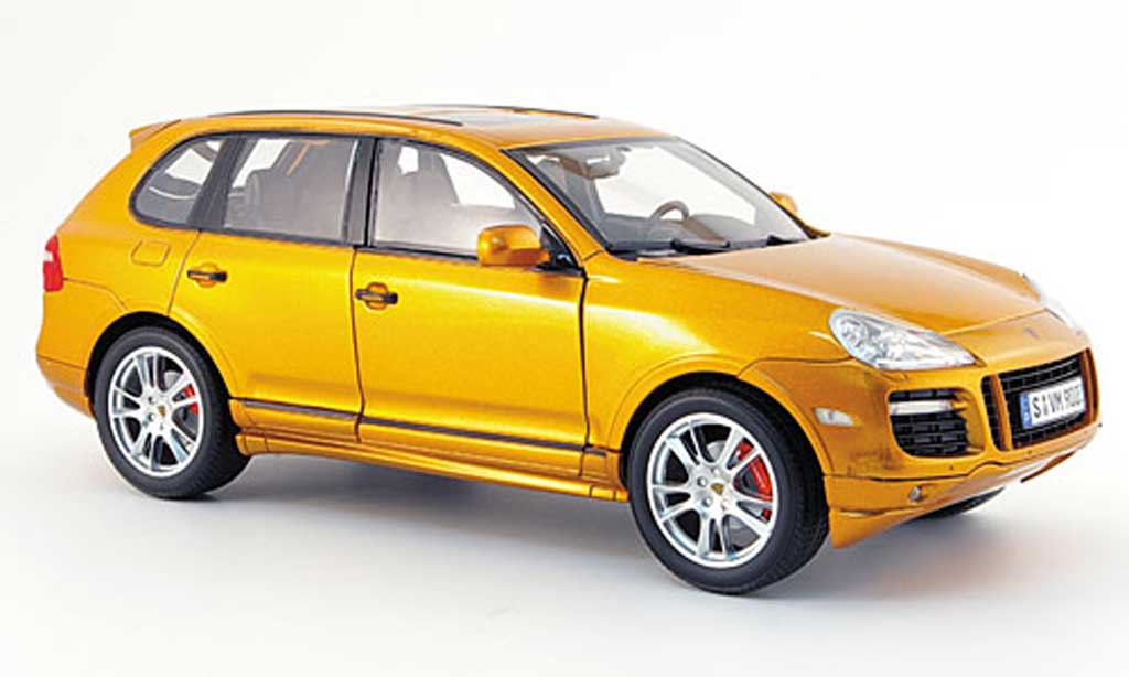 Porsche Cayenne GTS 1/18 Norev GTS orange 2008 modellino in miniatura