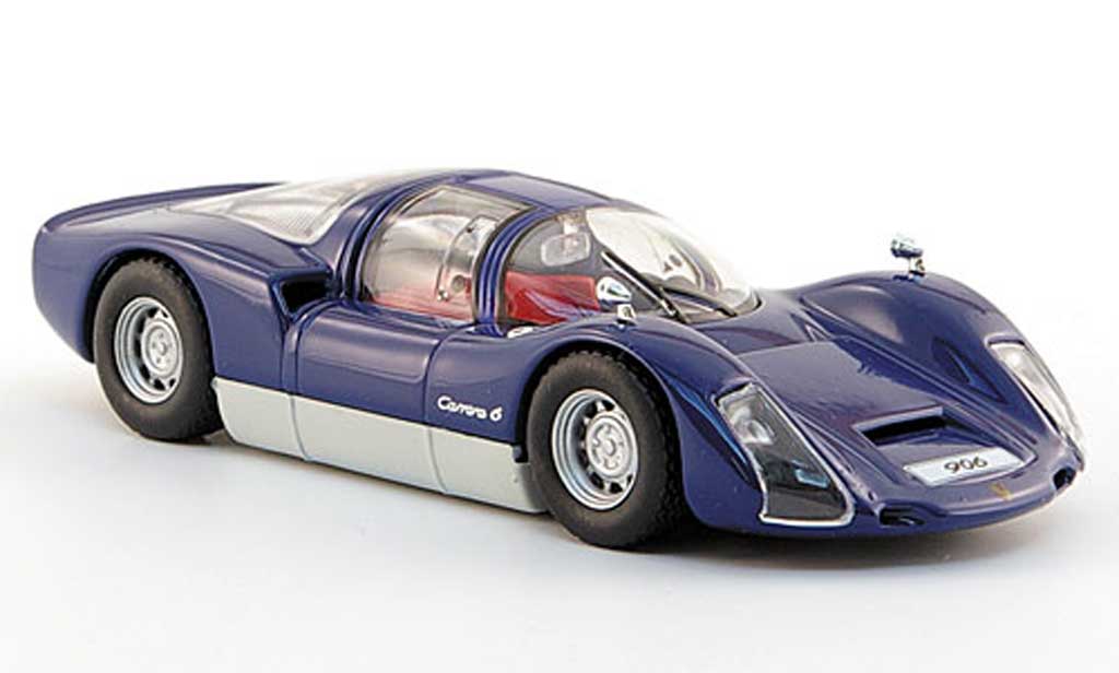 Porsche 906 1965 1/43 Solido 1965 Carrera 6 blu modellino in miniatura