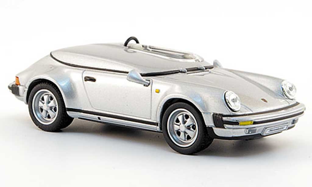 Porsche 930 Speedster 1/43 Solido Speedster Race Version grigio 1987 modellino in miniatura
