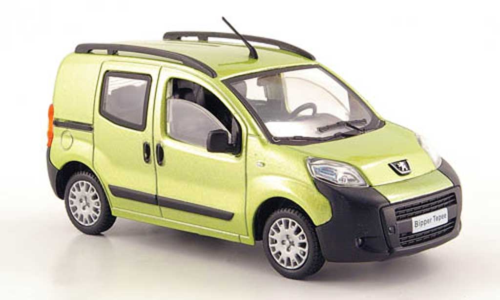 Peugeot Bipper 1/43 Solido Tepee grun 2008 modellino in miniatura