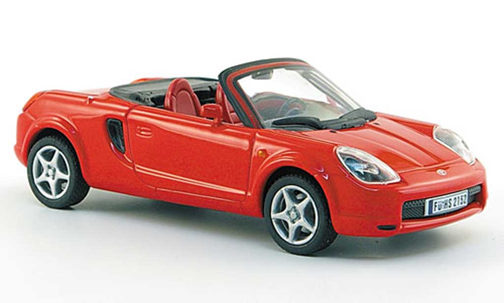 Toyota MR 1/43 Solido 2 (W3) rosso 2000 modellino in miniatura