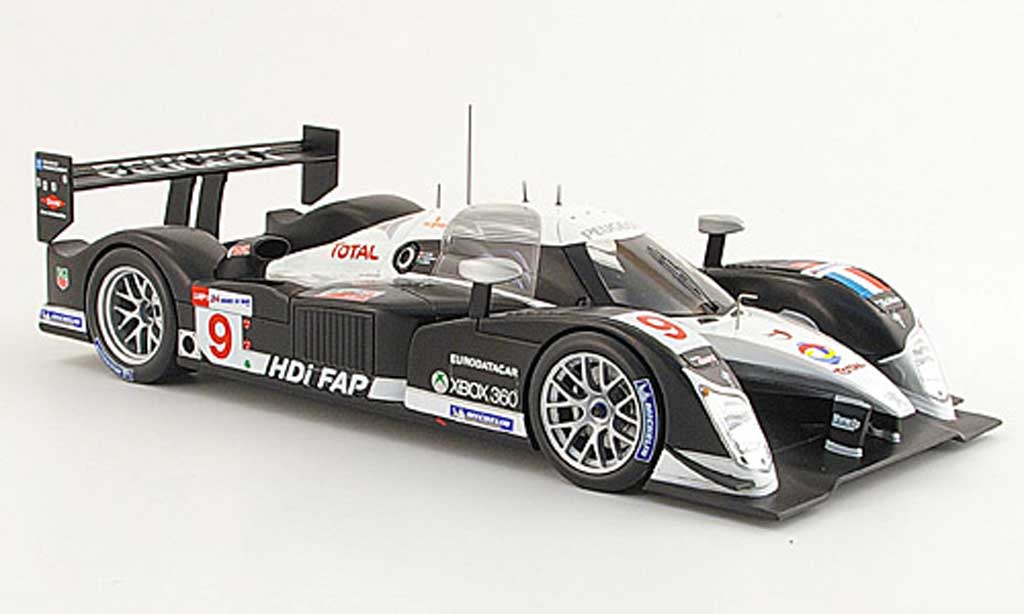 Peugeot 908 2008 1/18 Norev 2008 hdi no.9 montagny/zonta/klien 24h le mans modellino in miniatura
