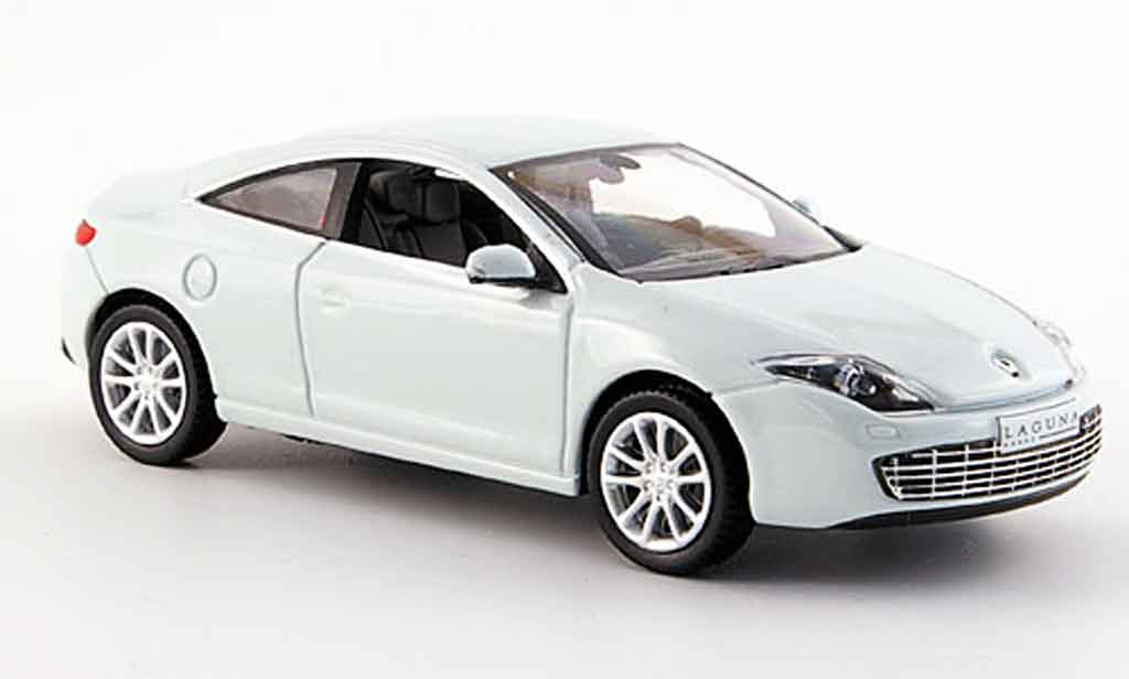 Renault Laguna 1/43 Norev coupe bianco 2008 modellino in miniatura