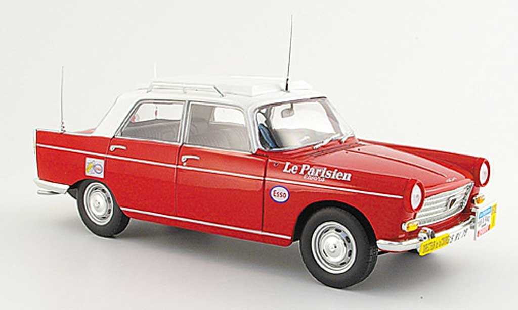 Peugeot 404 Berline 1/18 Norev Berline directeur de course tour de france 1968 modellino in miniatura