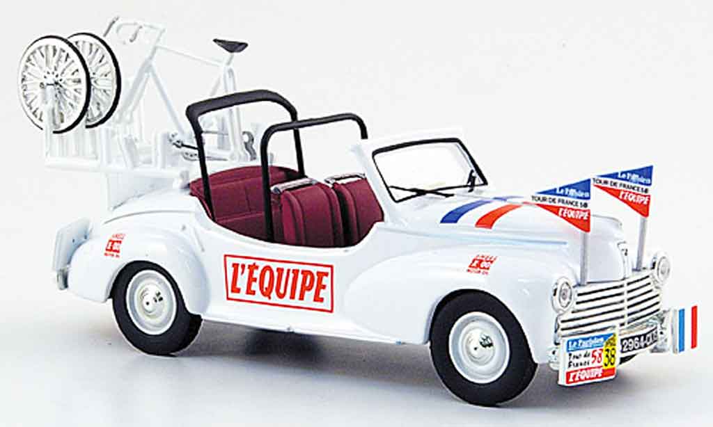 Peugeot 203 1/43 Norev assistance tour de france 1958 modellino in miniatura