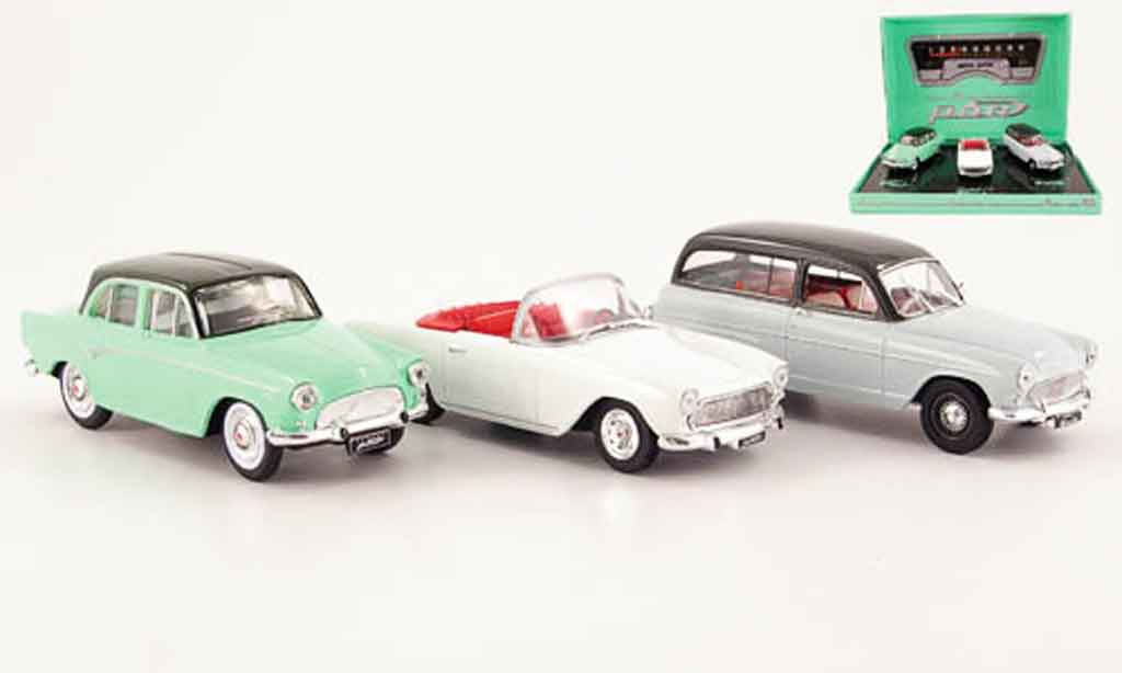 Simca P 60 1/43 Norev 3er limousine cabrio und kombi modellino in miniatura