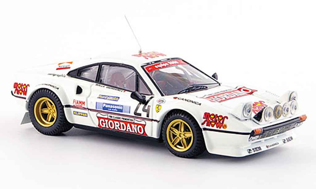 Ferrari 308 GTB 1/43 Best GTB gr. 4 rallye della luna no. 24 1980 modellino in miniatura