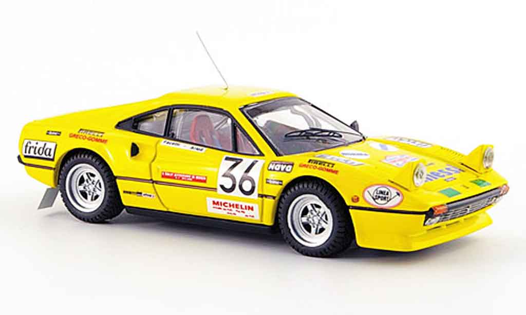 Ferrari 308 GTB 1/43 Best GTB gr. 2 monza no.36 facetti artioli 1983 modellino in miniatura