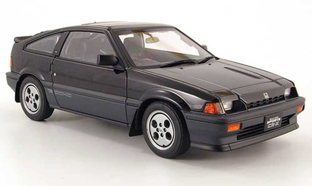 Honda CRX Si 1/18 Autoart Si ballade sports nero 1984 modellino in miniatura