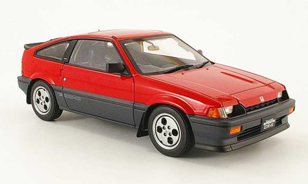 Honda CRX Si 1/18 Autoart Si ballade sports cr-x rosso 1984 modellino in miniatura