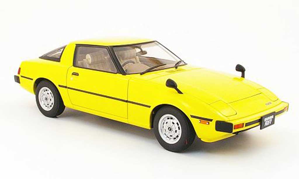 Mazda RX7 1/18 Autoart savanna (sa) giallo 1978 modellino in miniatura