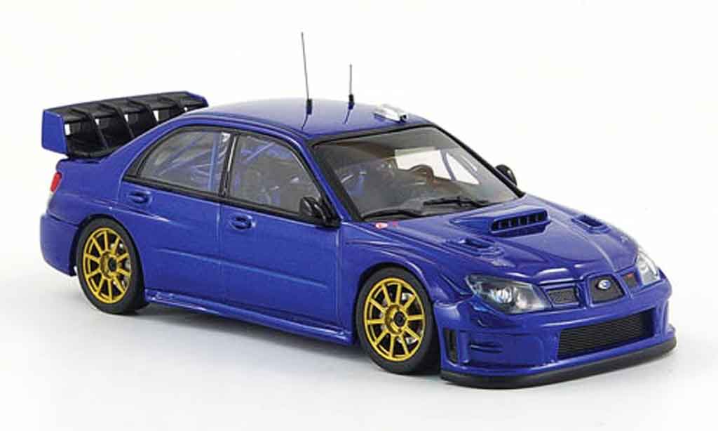 Subaru Impreza WRC 1/43 Autoart WRC blu plain body version 2008 modellino in miniatura